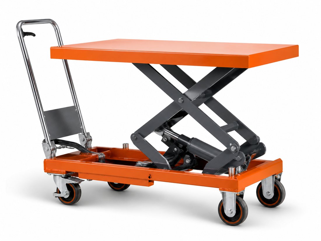 Hydraulic scissor lift table